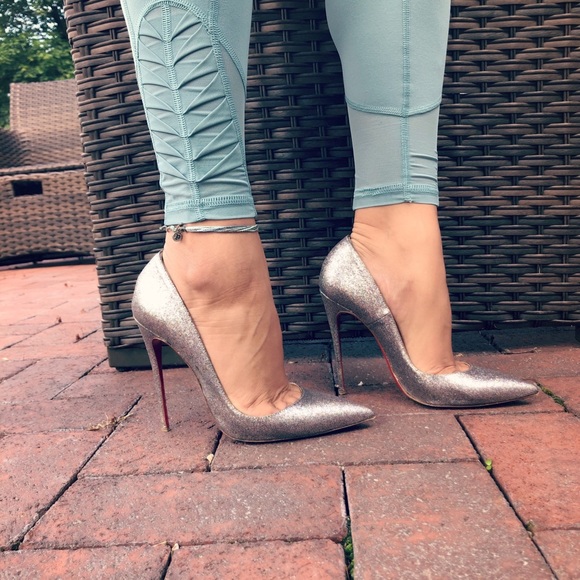 Christian Louboutin Shoes - Christian Louboutin SO KATE glitter heels